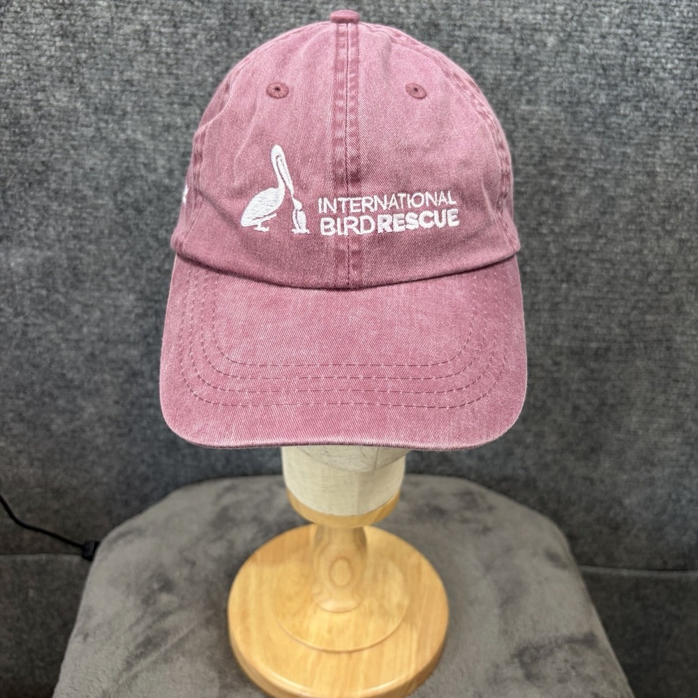 Port & Company Cap Mens OS Pink International Bird Rescue Embroidered Dad Hat